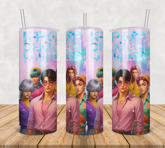 Saja boys kpop design tumbler png, saja boys tumbler png, saja boys group tumbler png