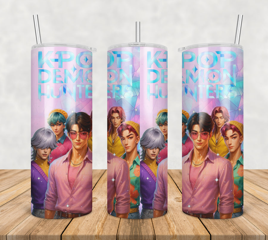 Saja boys kpop design tumbler png, saja boys tumbler png, saja boys group tumbler png