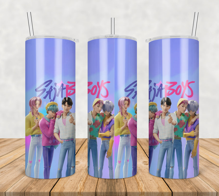 Saja boys kpop tumbler png, saja boys tumbler png, saja boys group tumbler png