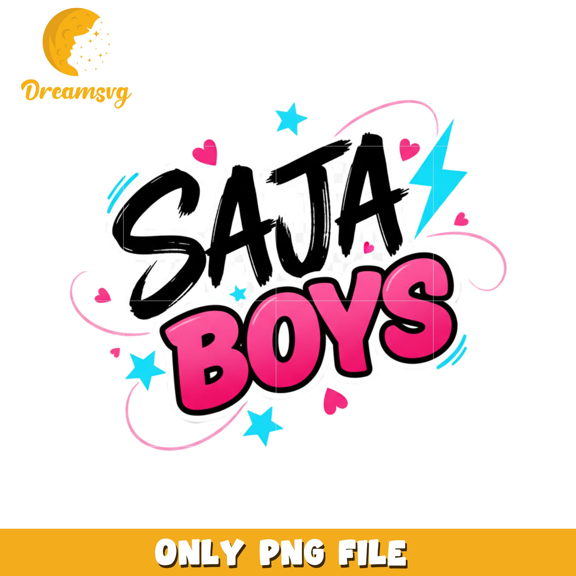 Saja boys logo png, kpop storyline png, famous cartoon png