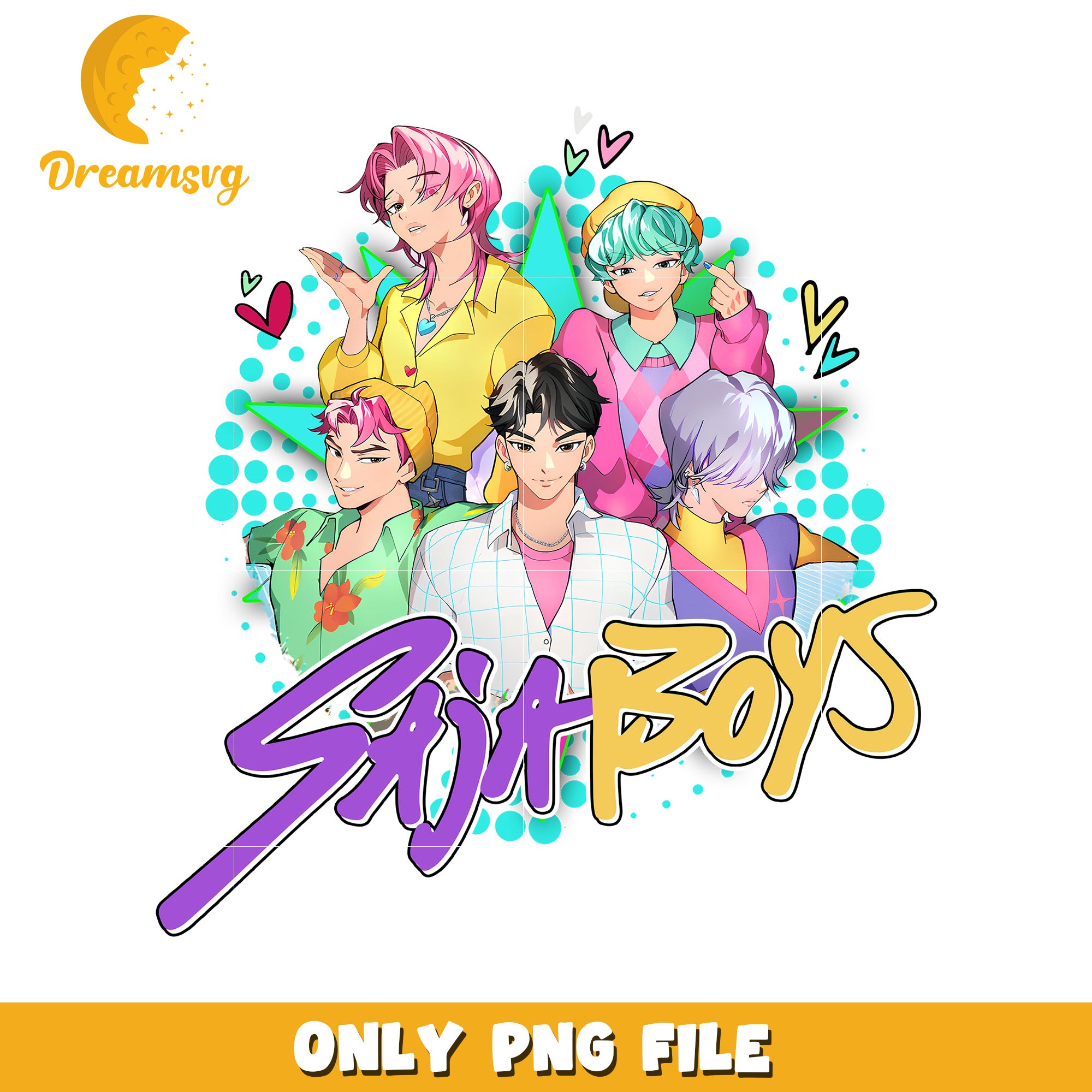 Saja boys png, christmas bell png, netflix cartoon png