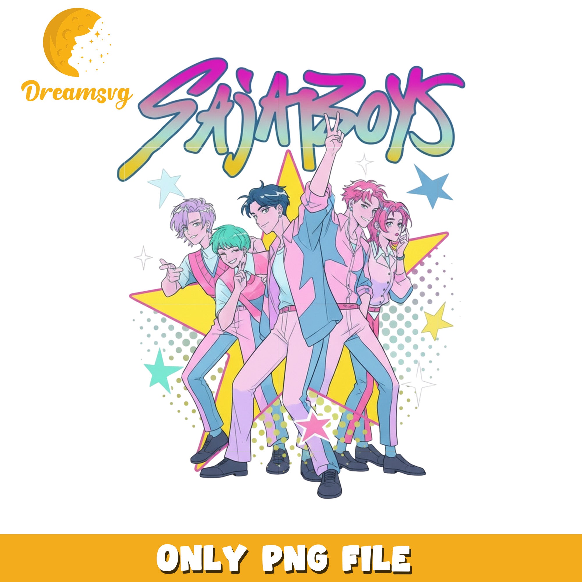 Saja boys team png, saja boys​ png, demon hunters png