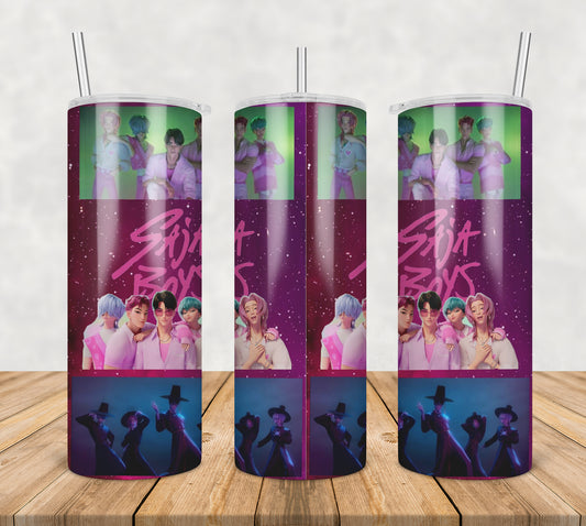 Saja boys tumbler png, saja boys kpop tumbler png, saja boys demon hunters tumbler png