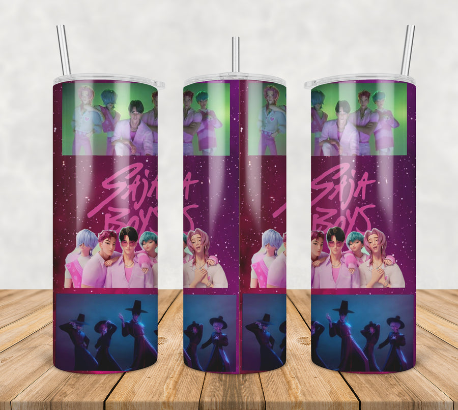 Saja boys tumbler png, saja boys kpop tumbler png, saja boys demon hunters tumbler png