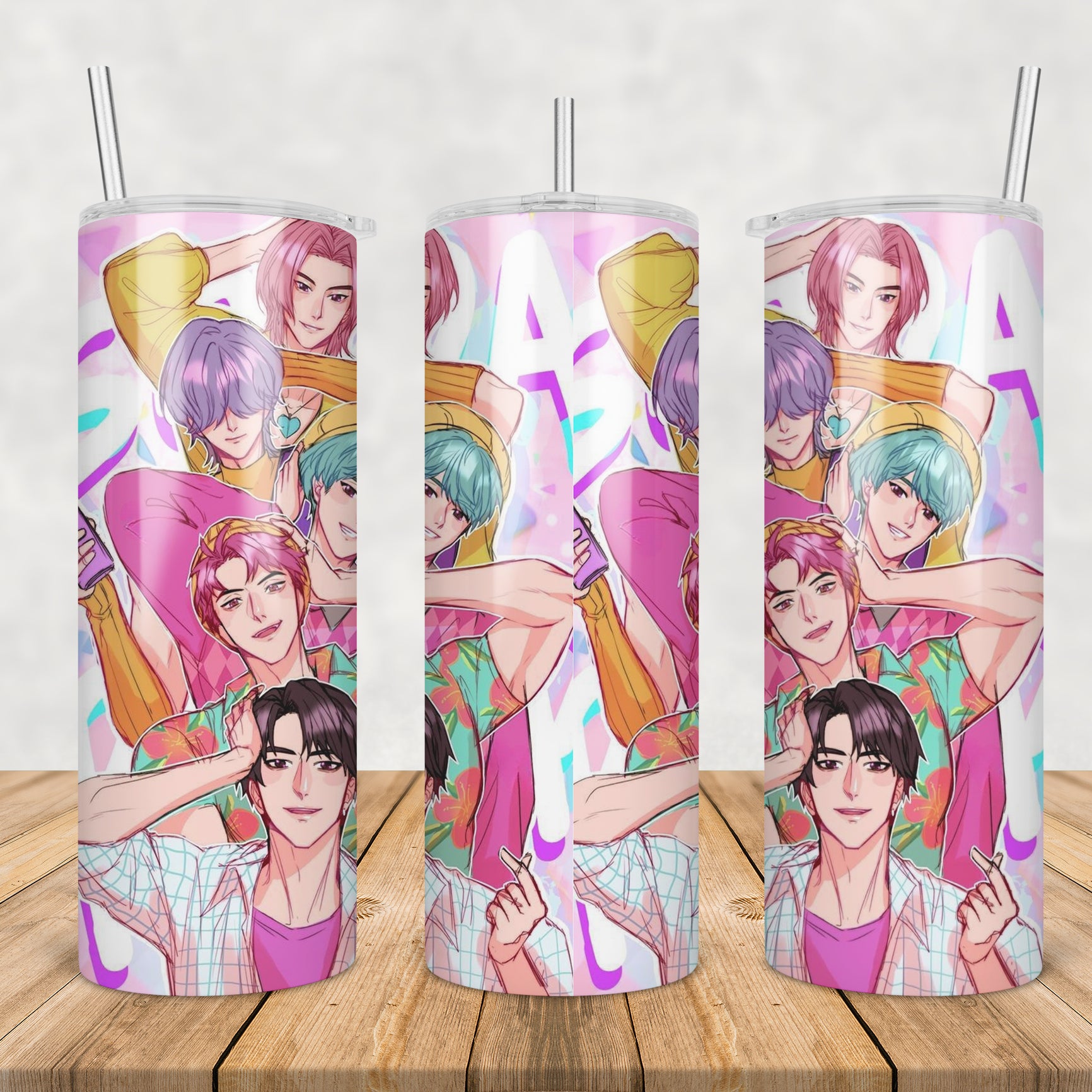 Saja team members tumbler png, saja team tumbler png, saja boys tumbler png