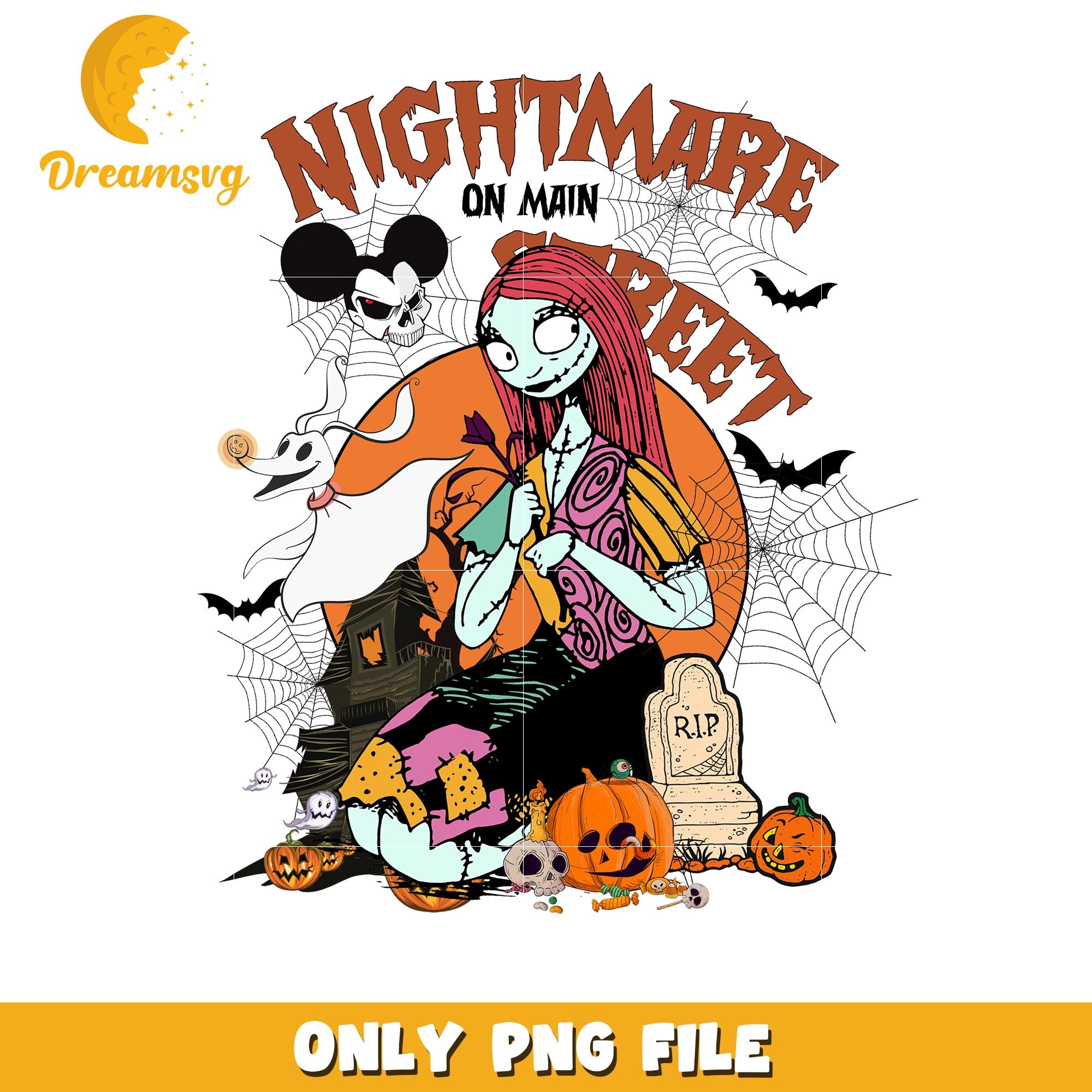 Sally nightmare on the main street png, Horror movies killers png