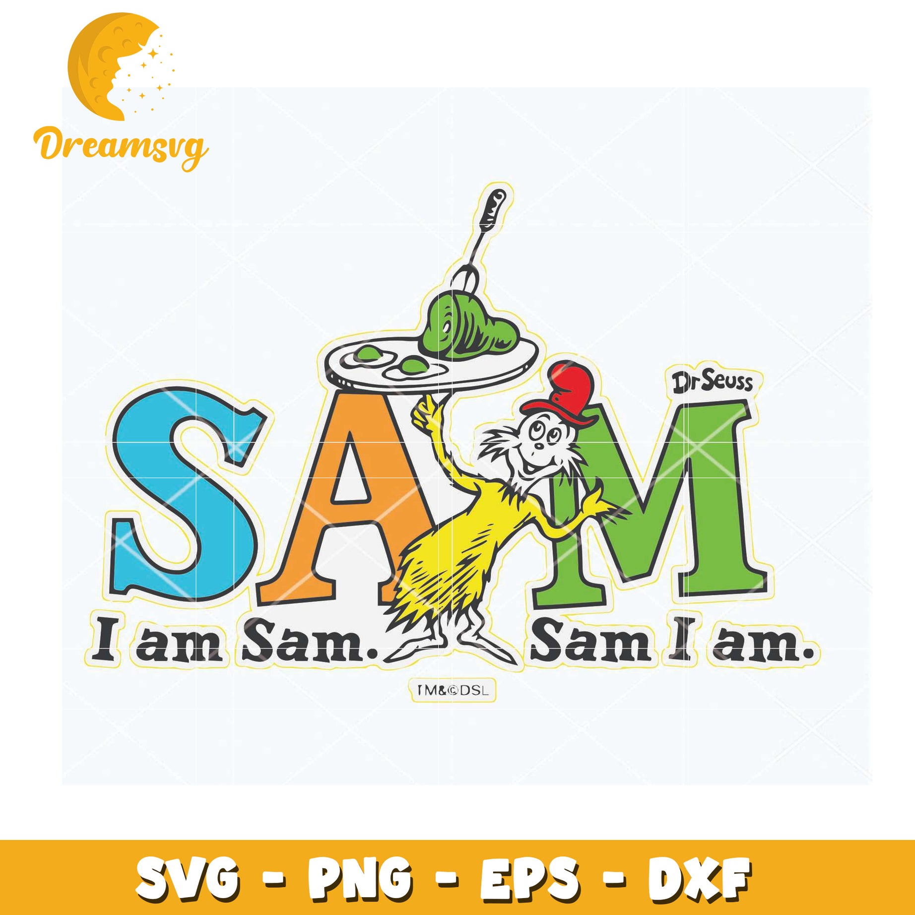 Sam I Am SVG Cut File