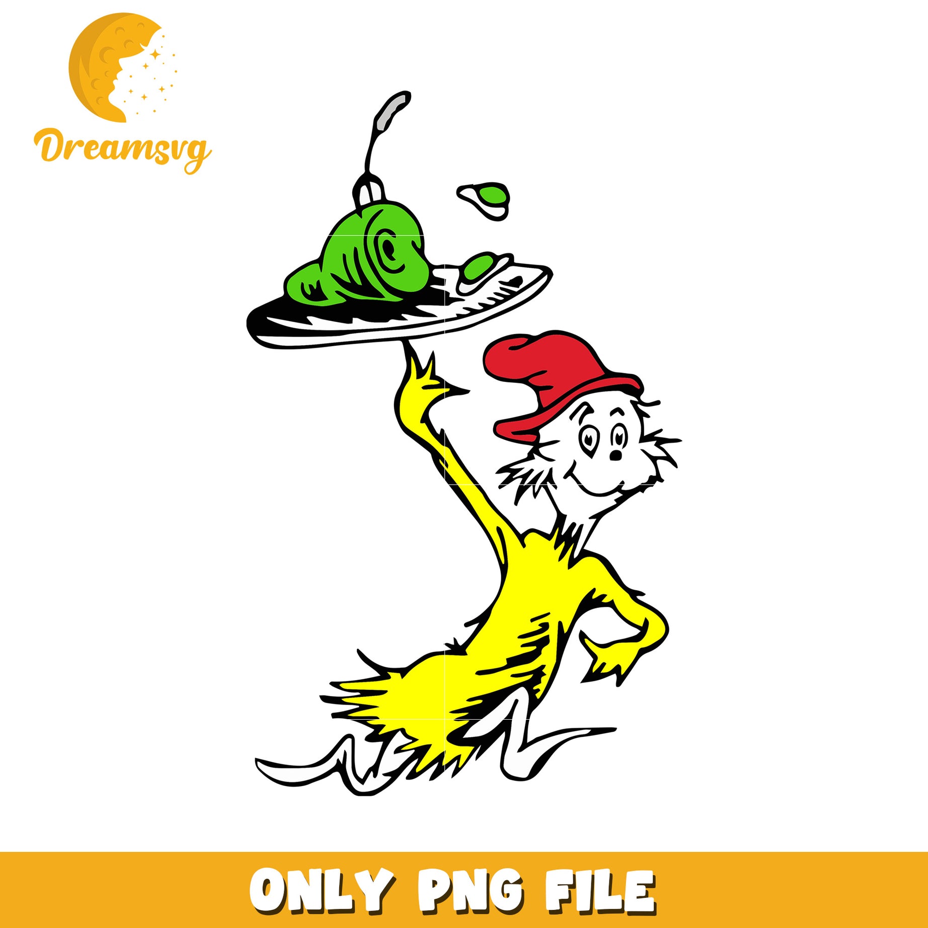 Sam I am character png, dr seuss cartoon png, sam I am png
