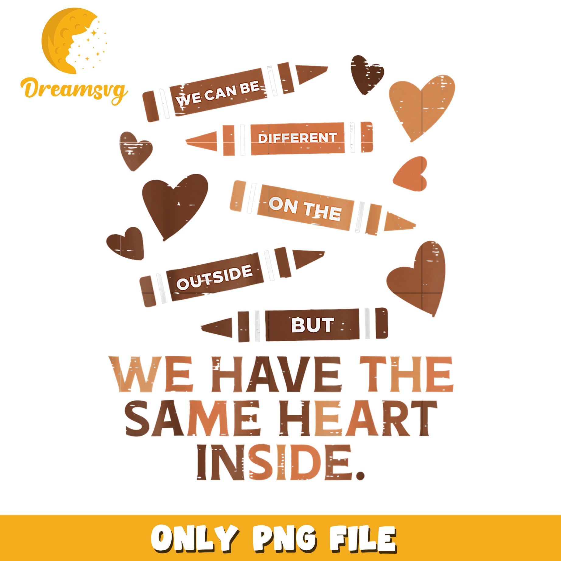 Same Heart Inside PNG Design