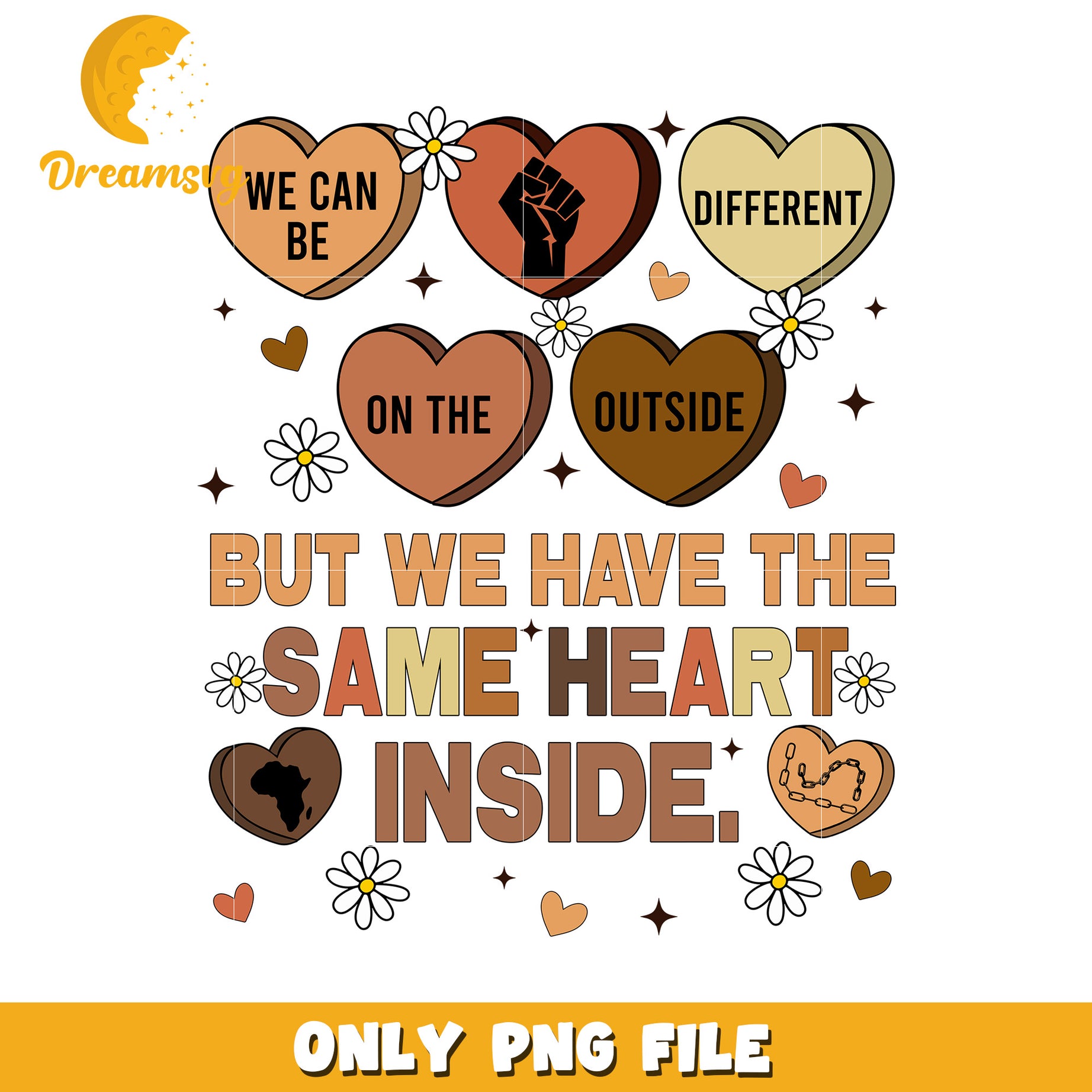 Same Heart Inside PNG Sublimation Design