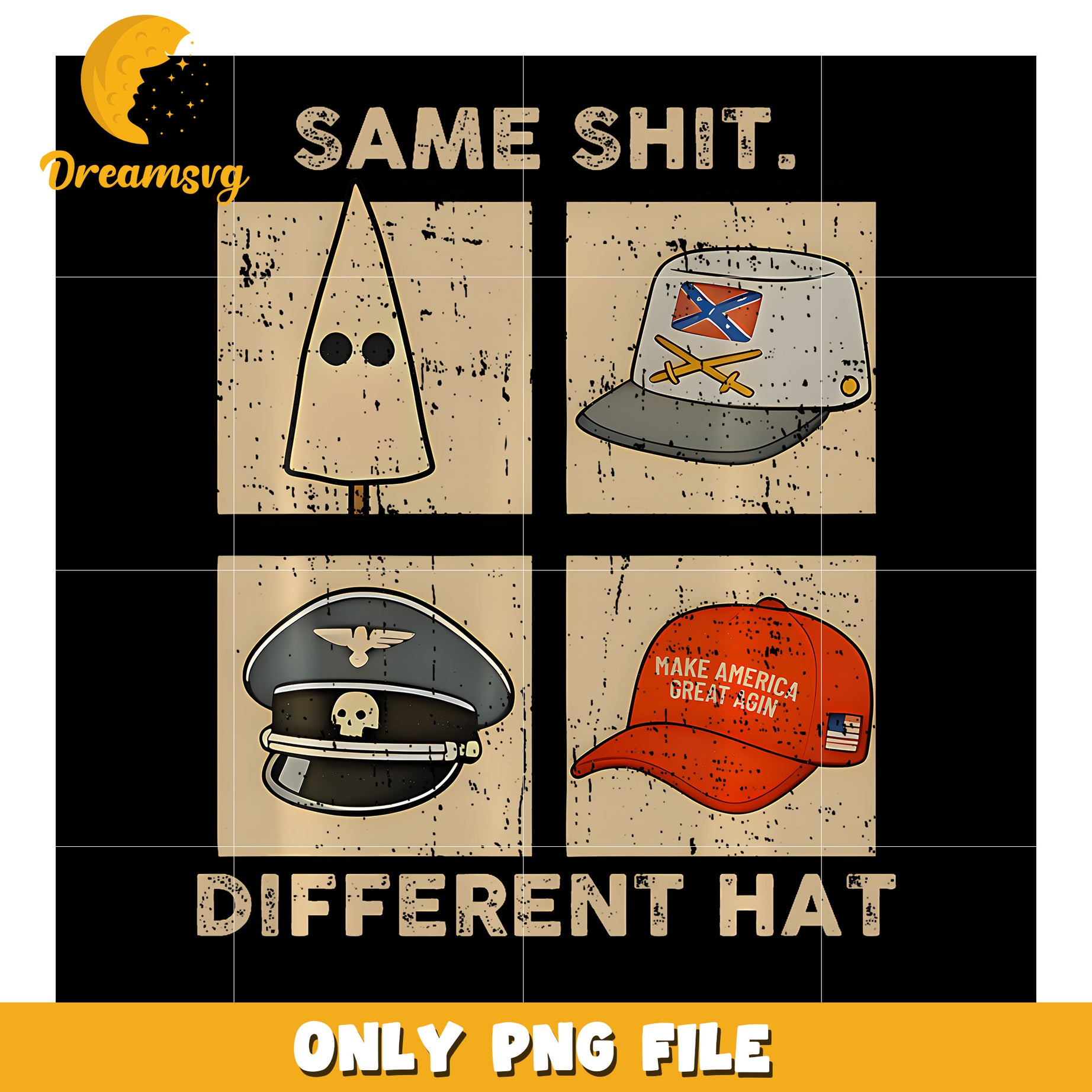 Same Shit Different Hat Retro Vintage png, gen z memes png, funny holidays png