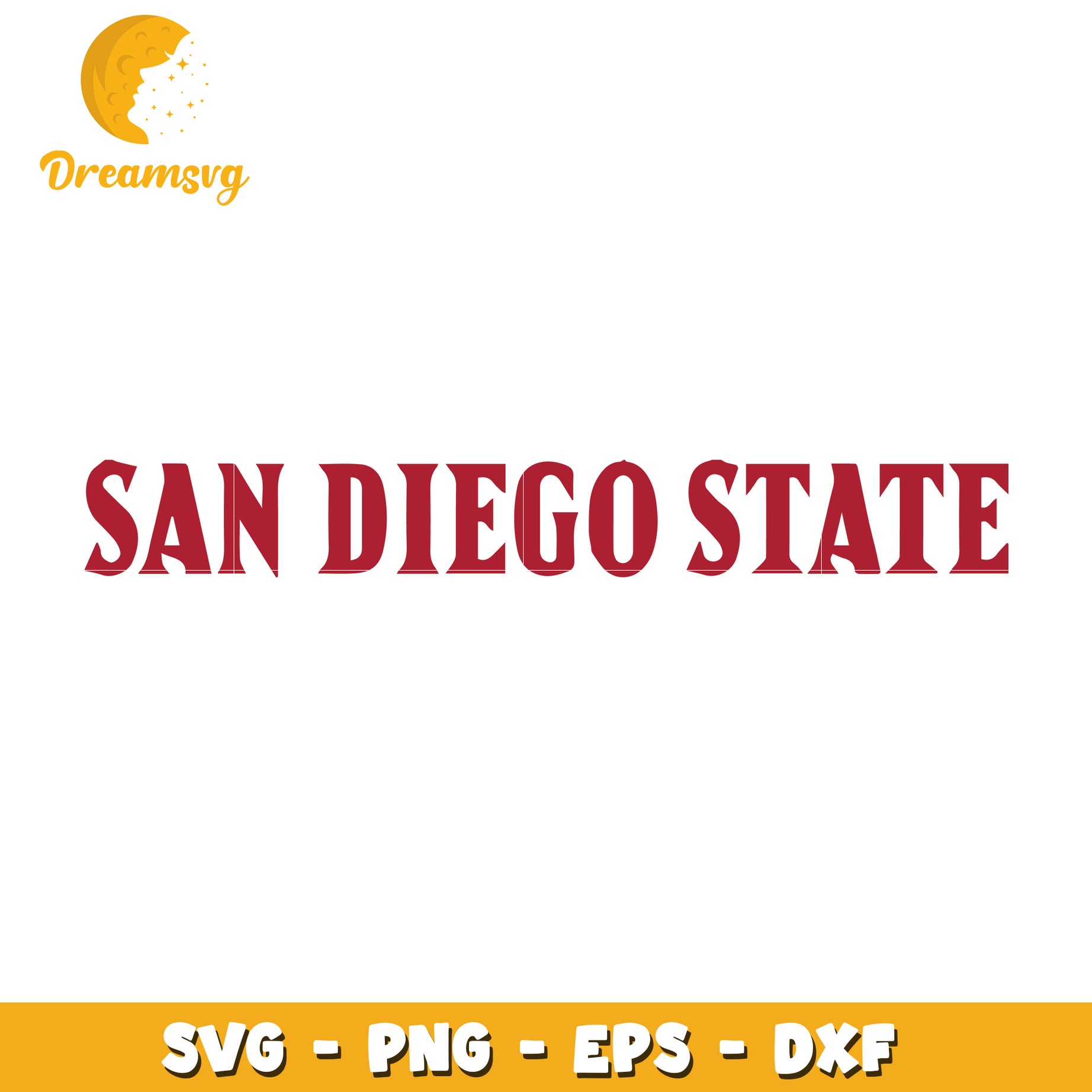 San Diego State SVG Cut File