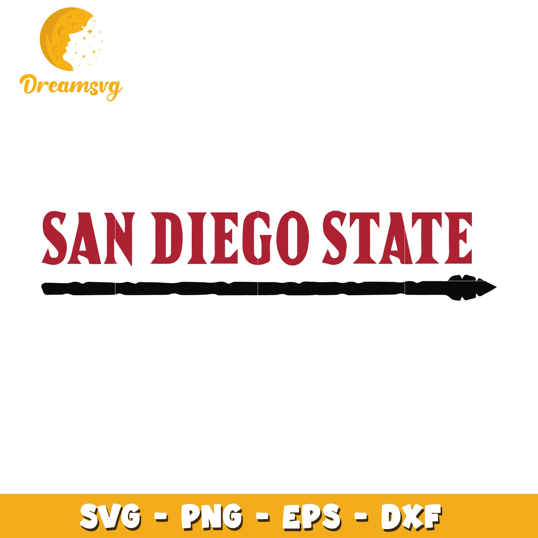 San Diego State SVG PNG EPS DXF