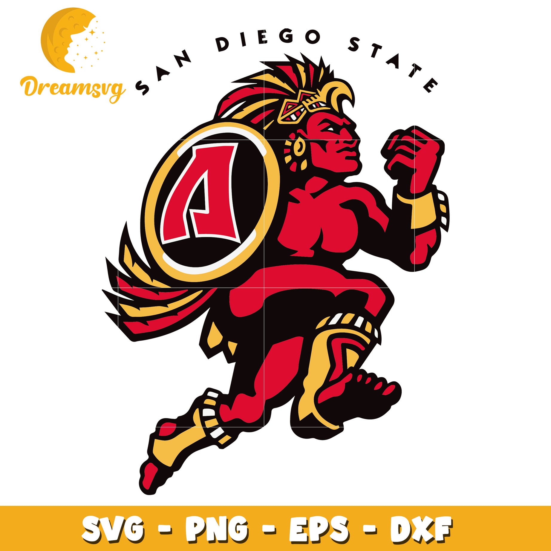 San Diego State University SVG Logo Design for Fans and Crafts