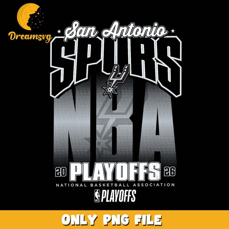 San Antonio Spurs NBA Playoffs 2026 PNG, Basketball Team, Sports PNG