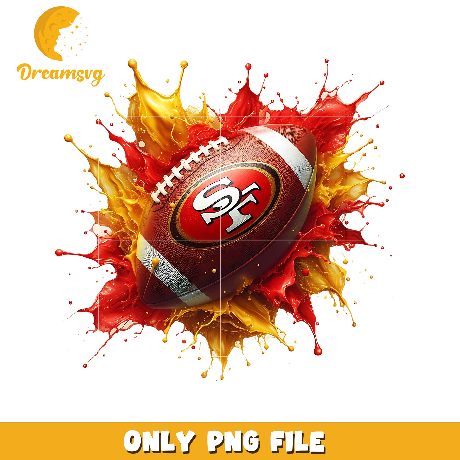 San francisco 49ers ball png, american rugby png, nfl logos png