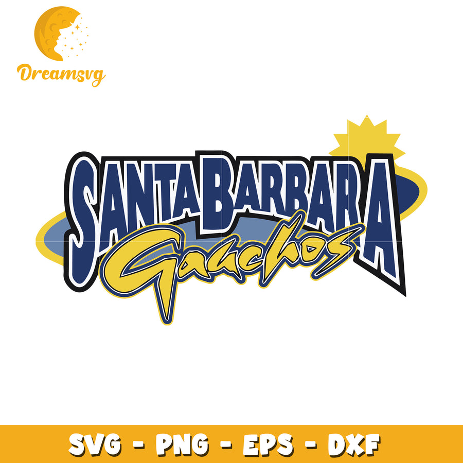 Santa Barbara Gauchos SVG Cut File