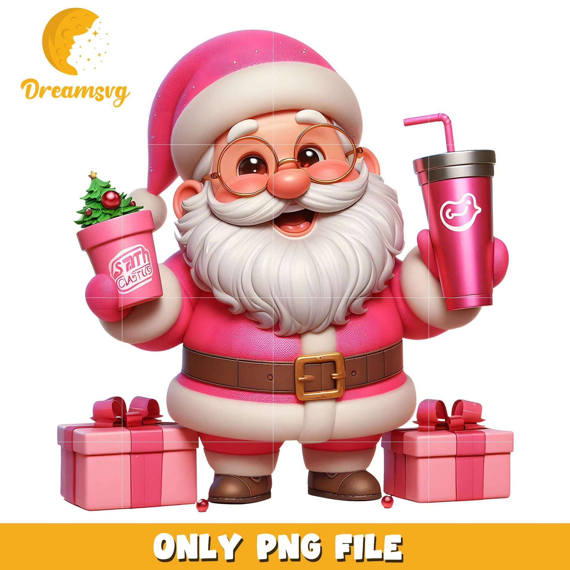 Santa claus and christmas gift png, Santa claus png, christmas png