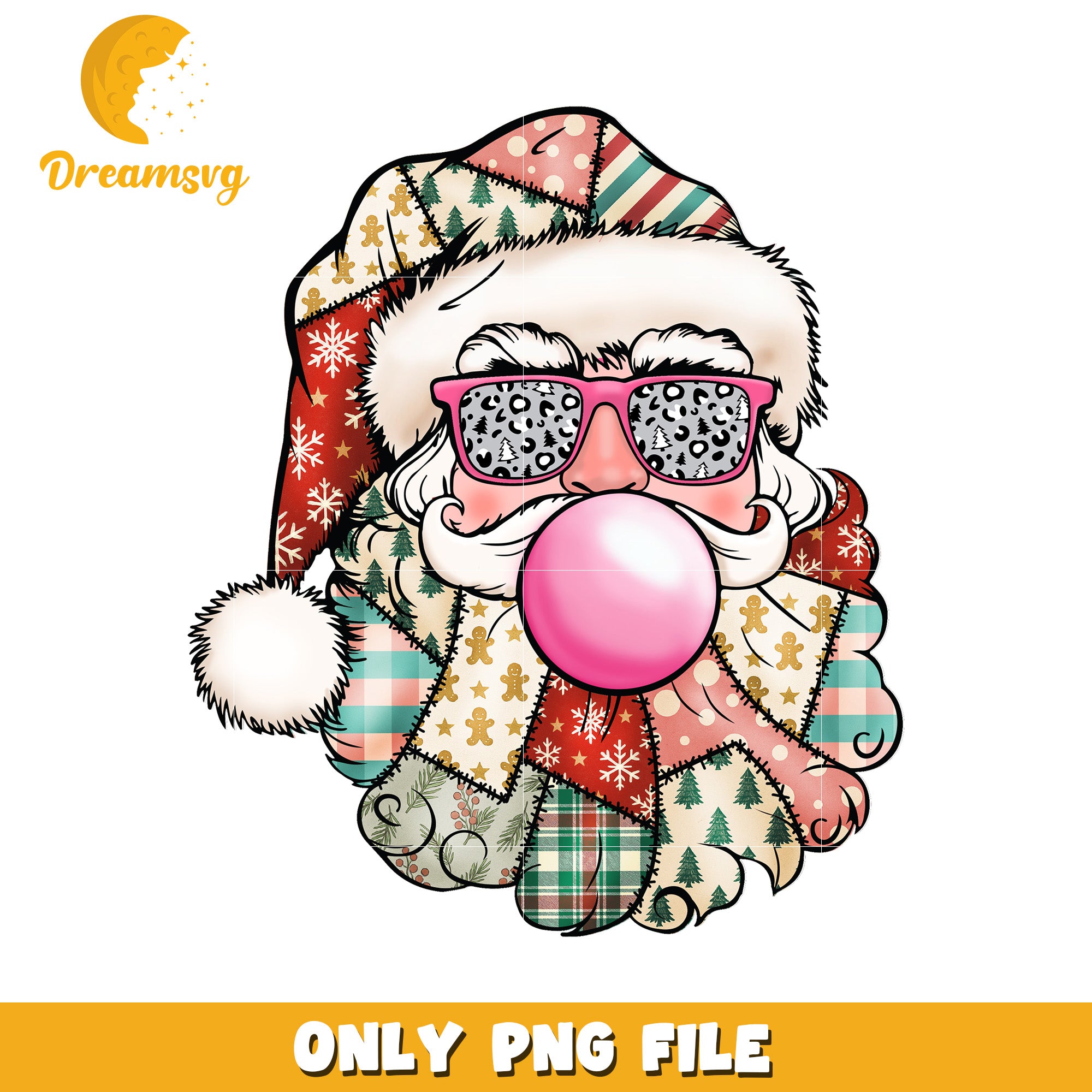 Santa design png, christmas movie​ png, christmas tree​ png