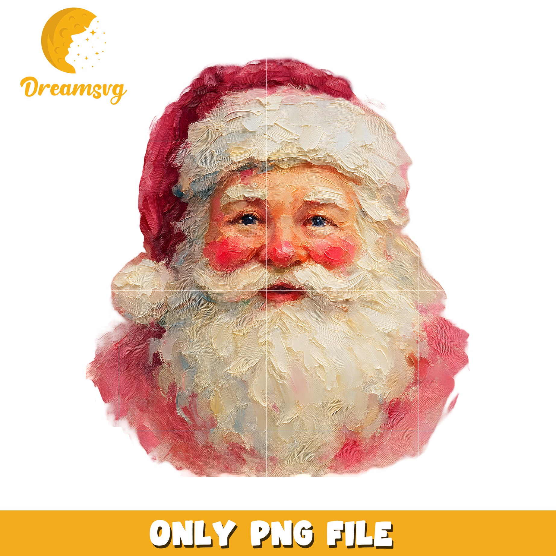 Santa face design png, spirit christmas png, grinchy png