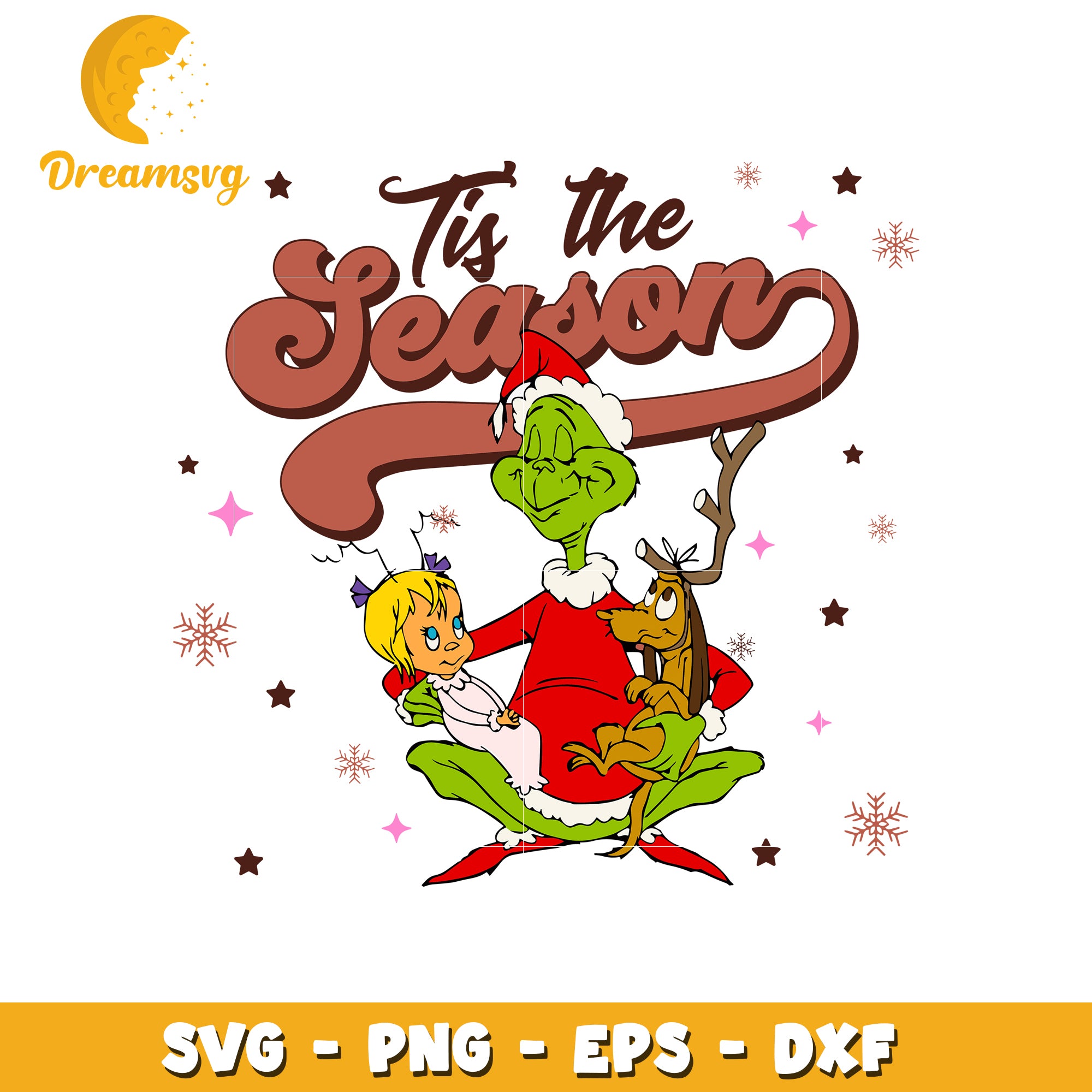 Santa grinch tis the season svg, grinch santa claus svg