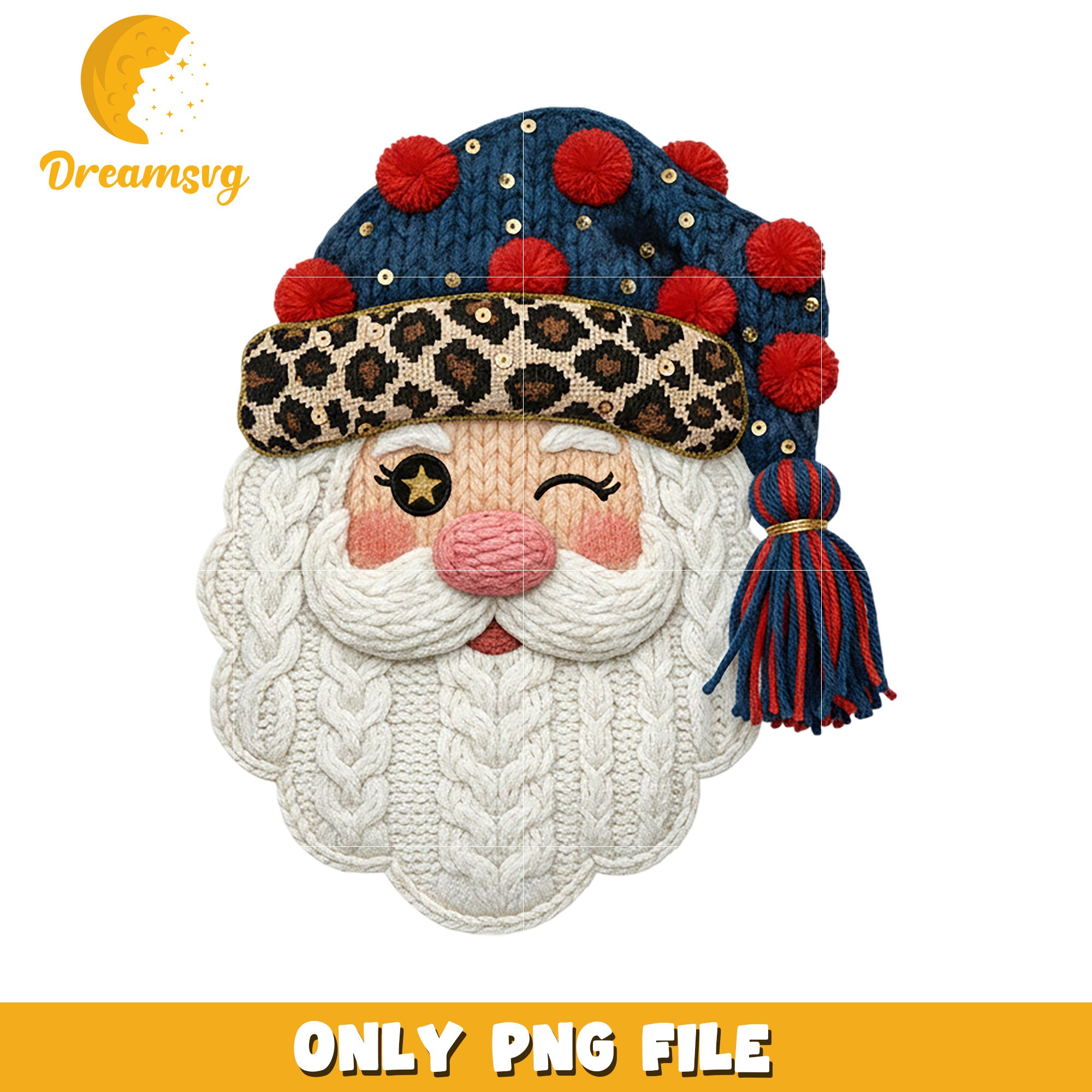 Santa happy head png, santa meme png, christmas characters png