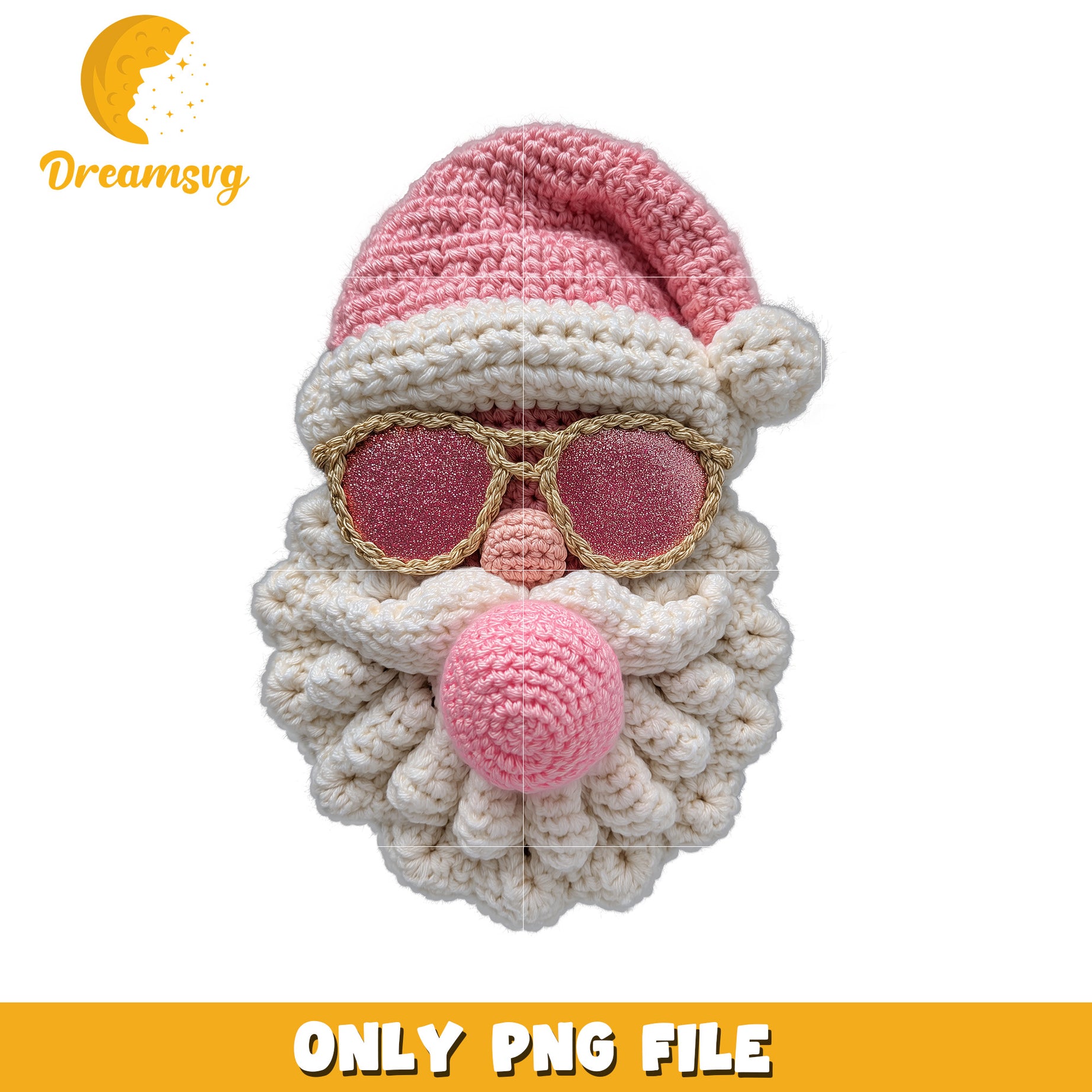 Santa head png, christmas pajamas​ png, winter png