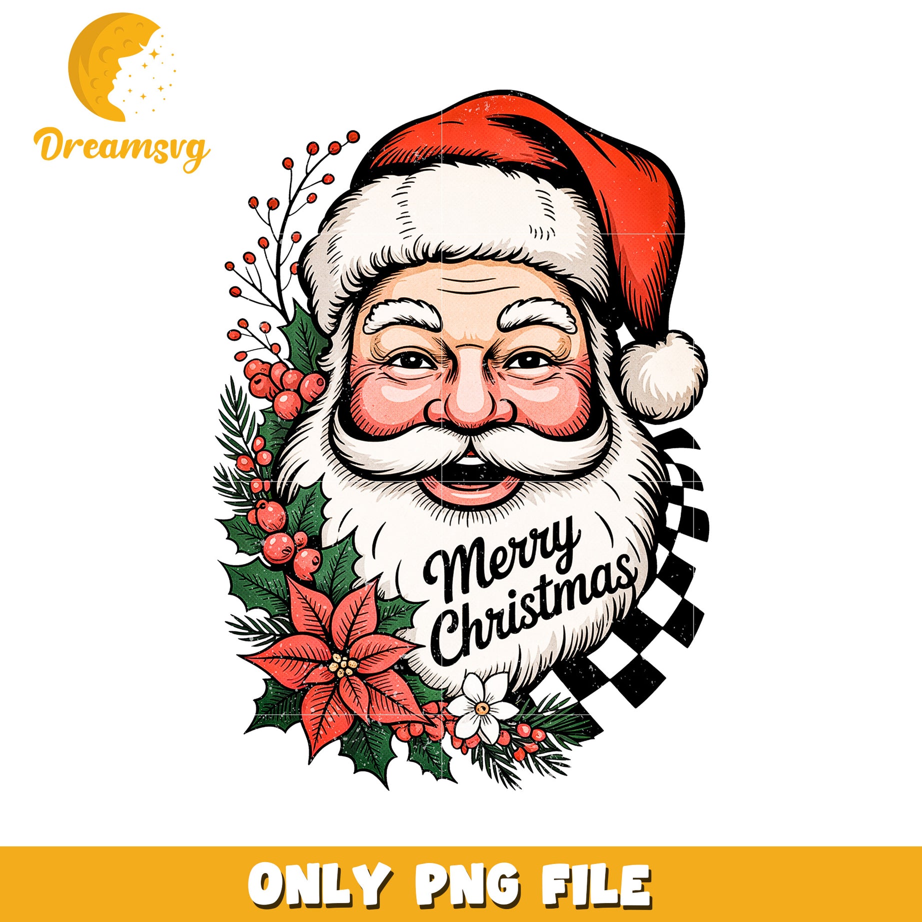 Santa head png, christmas story png, christmas cartoon png