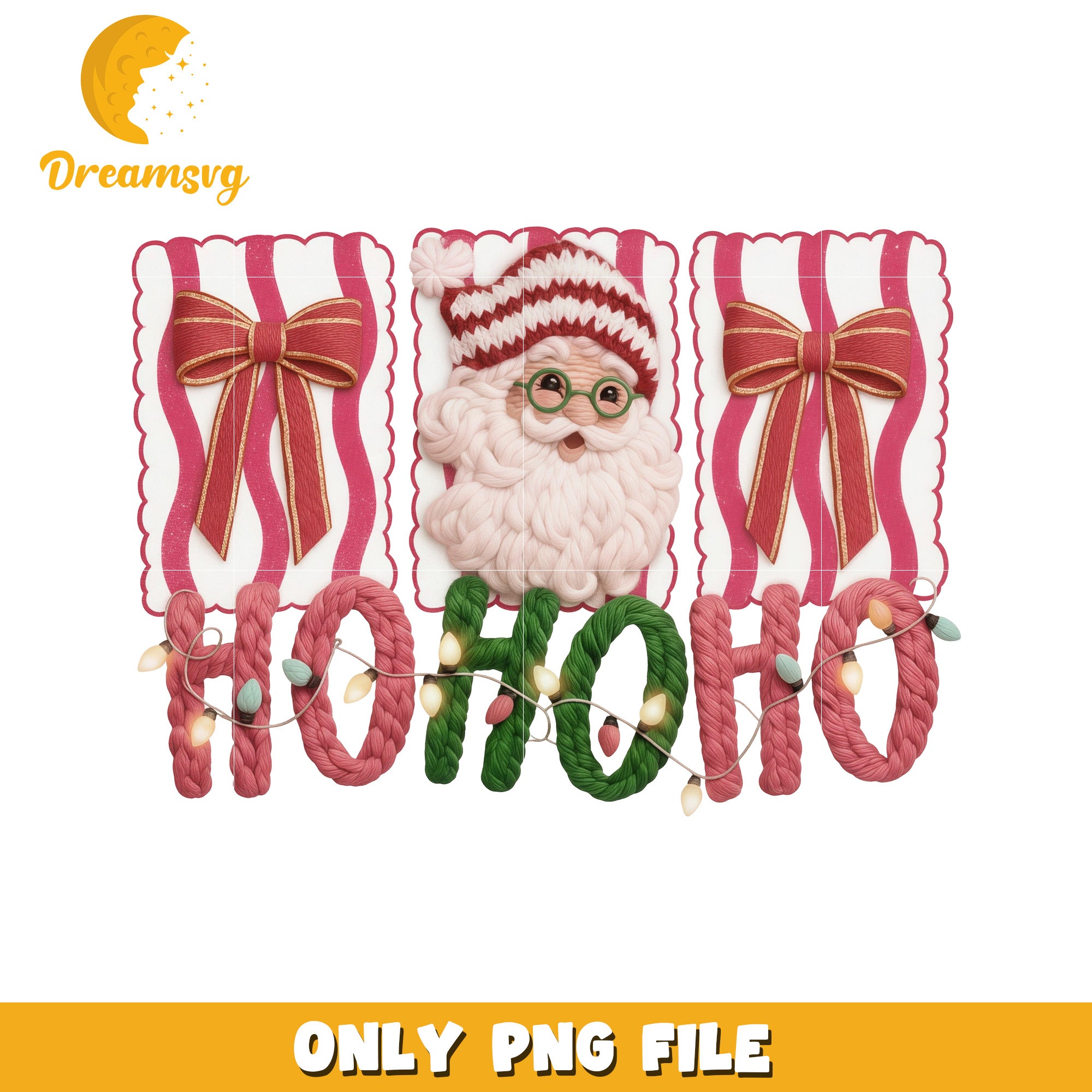 Santa hohoho png, christmas bell png, grinch quotes png