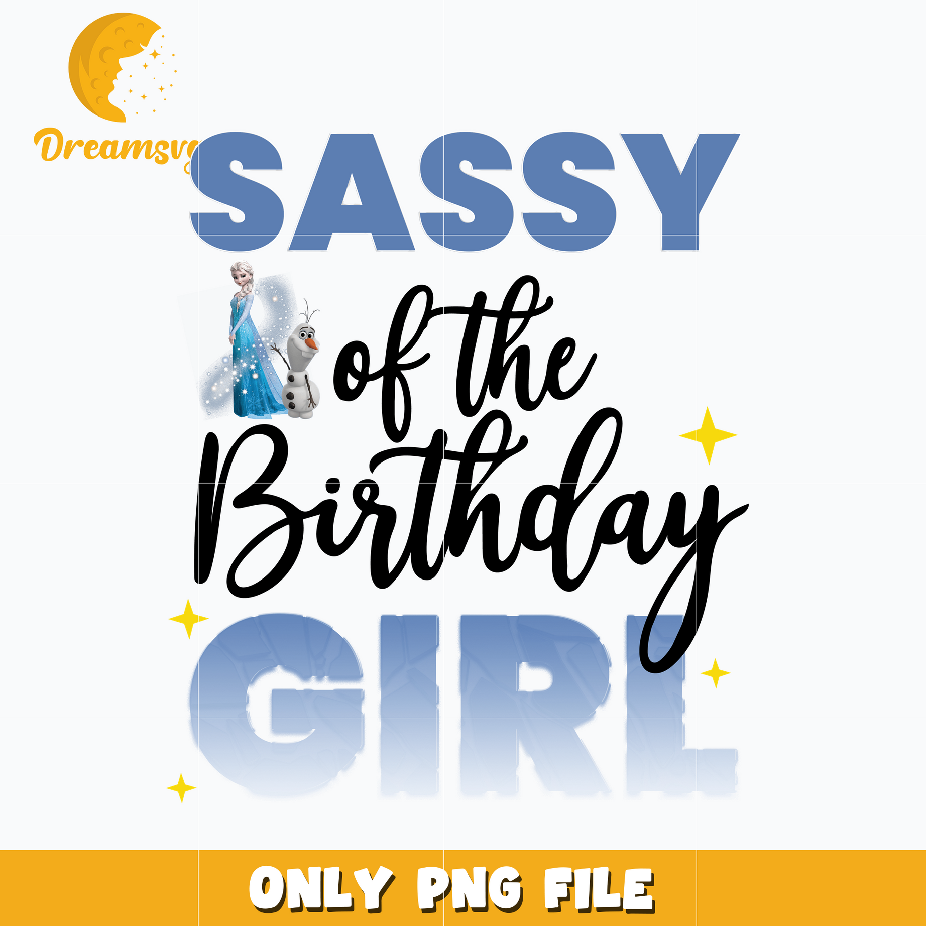Disney elsa sassy of the birthday girl png