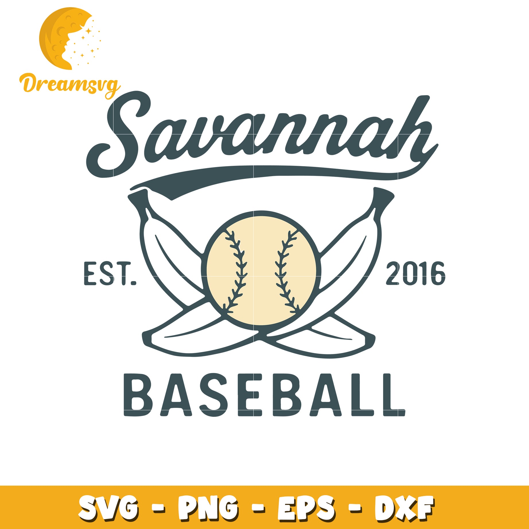 Savannah base ball svg, treding design svg, logo design svg