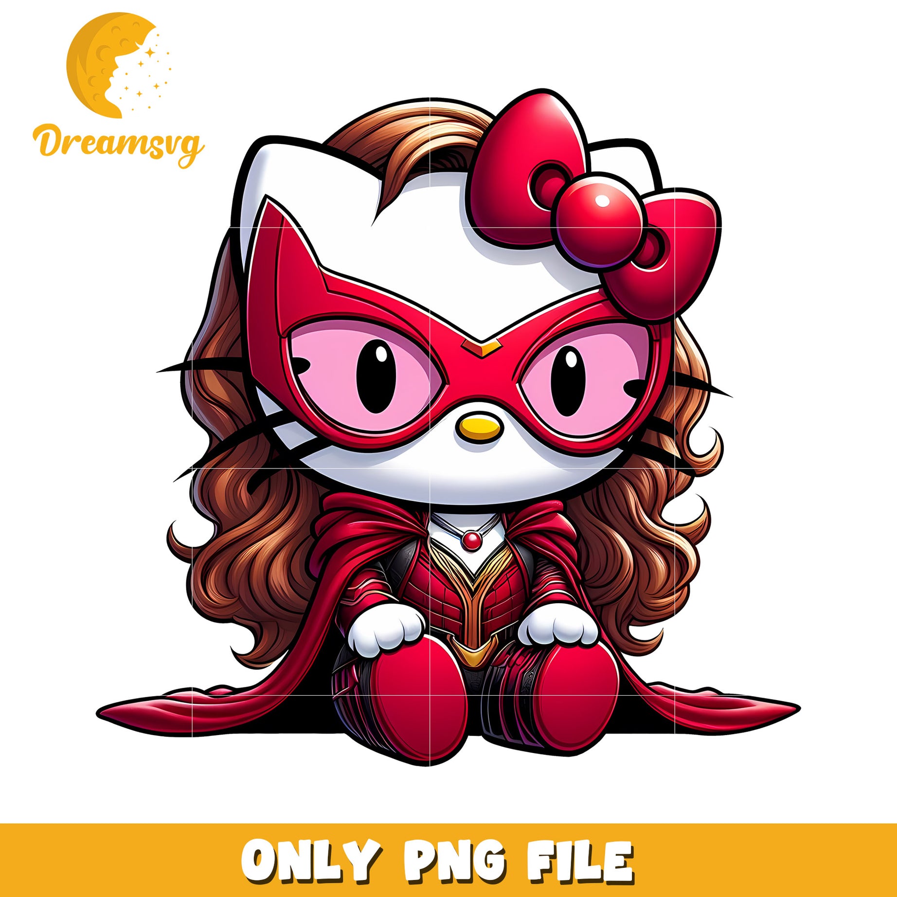 Scarlet Witch Hello Kitty PNG Clipart