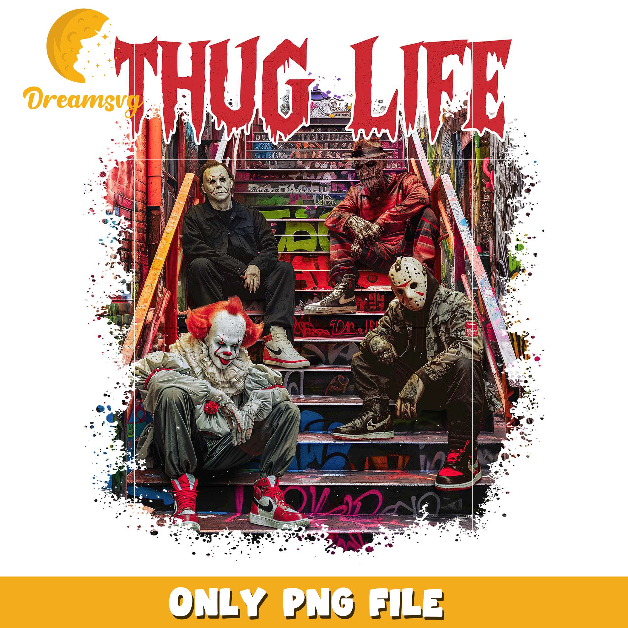 Scary characters thug life png, halloween games​​ png, halloween cookies​ png