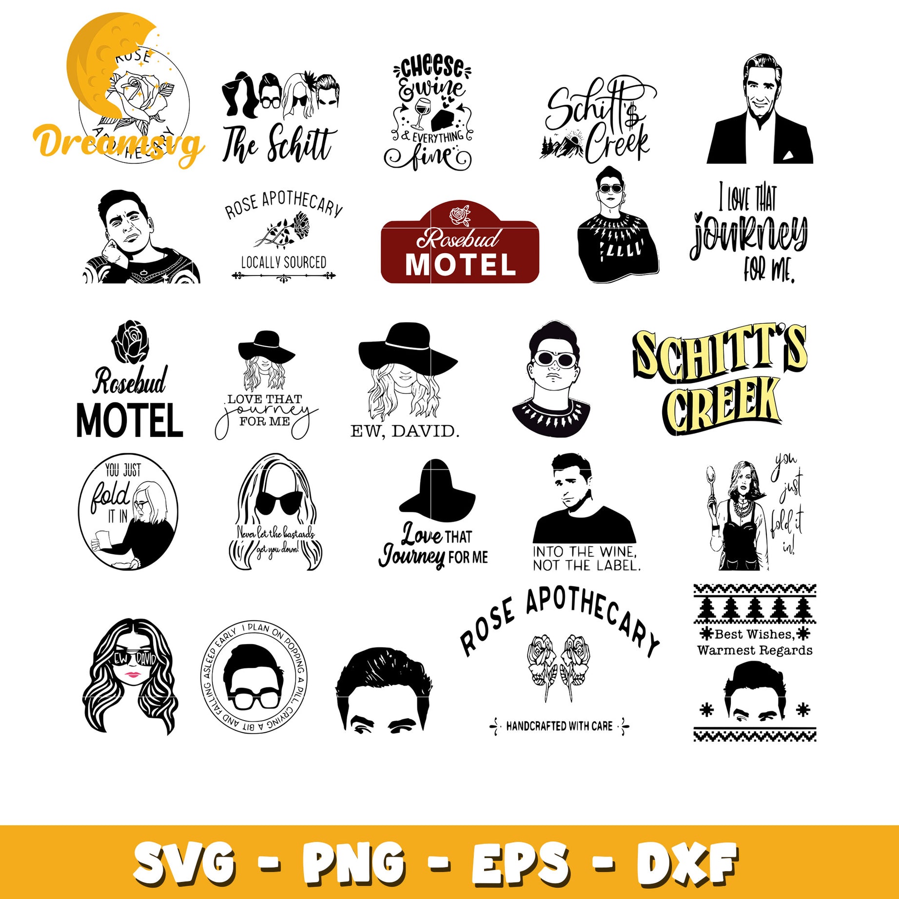 Schitt's creek bundle svg, David Rose svg, the schitt svg