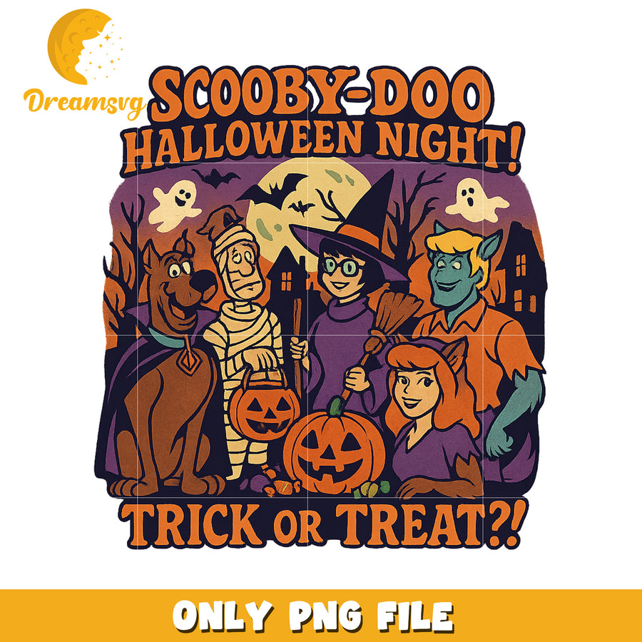 Scoby doo halloween night png, halloween cartoon png, halloween characters png