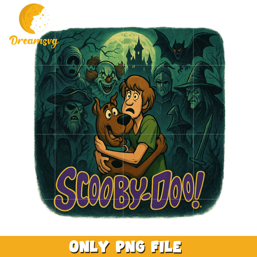 Scooby and shaggy png, scary scooby doo png, halloween scooby doo png