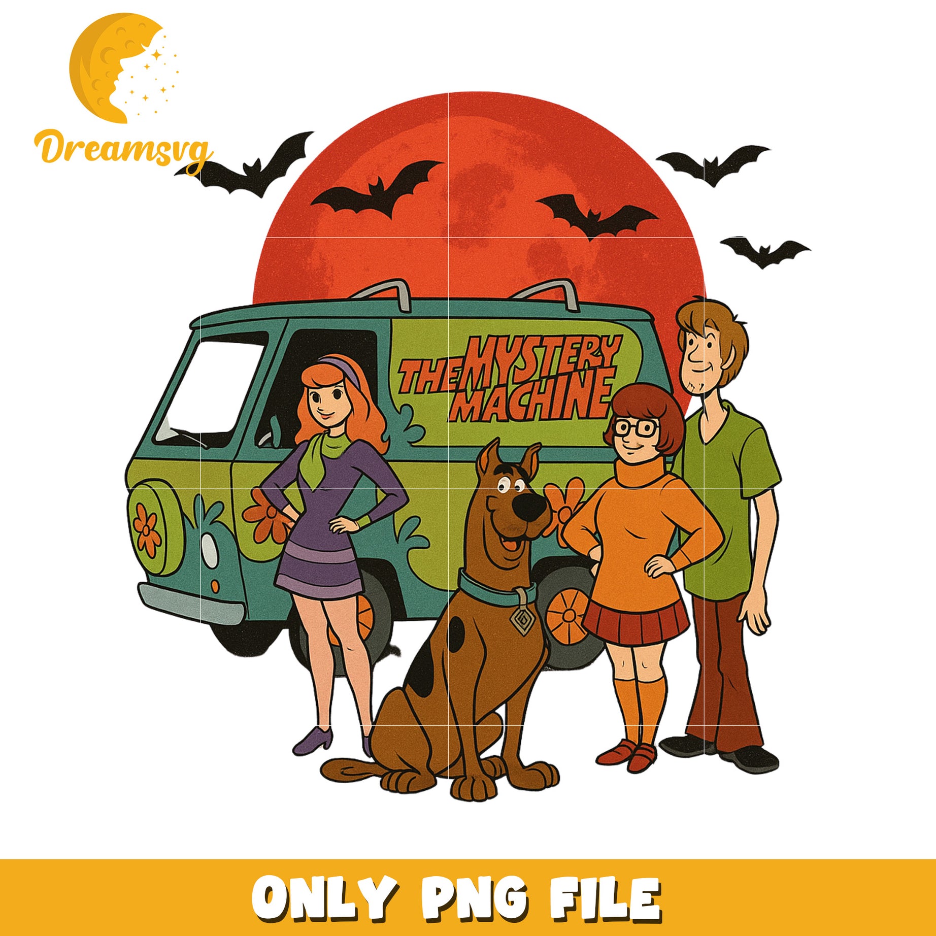 Scooby doo and friends png, scary scooby doo png, halloween scooby doo png