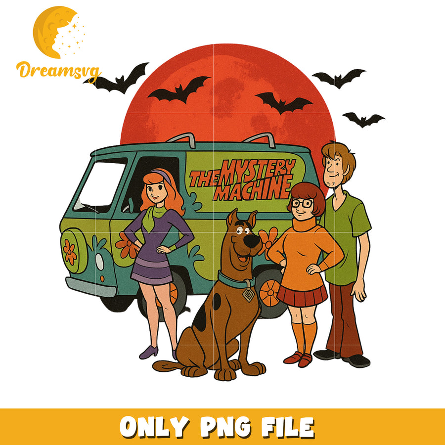 Scooby doo and friends png, scary scooby doo png, halloween scooby doo png