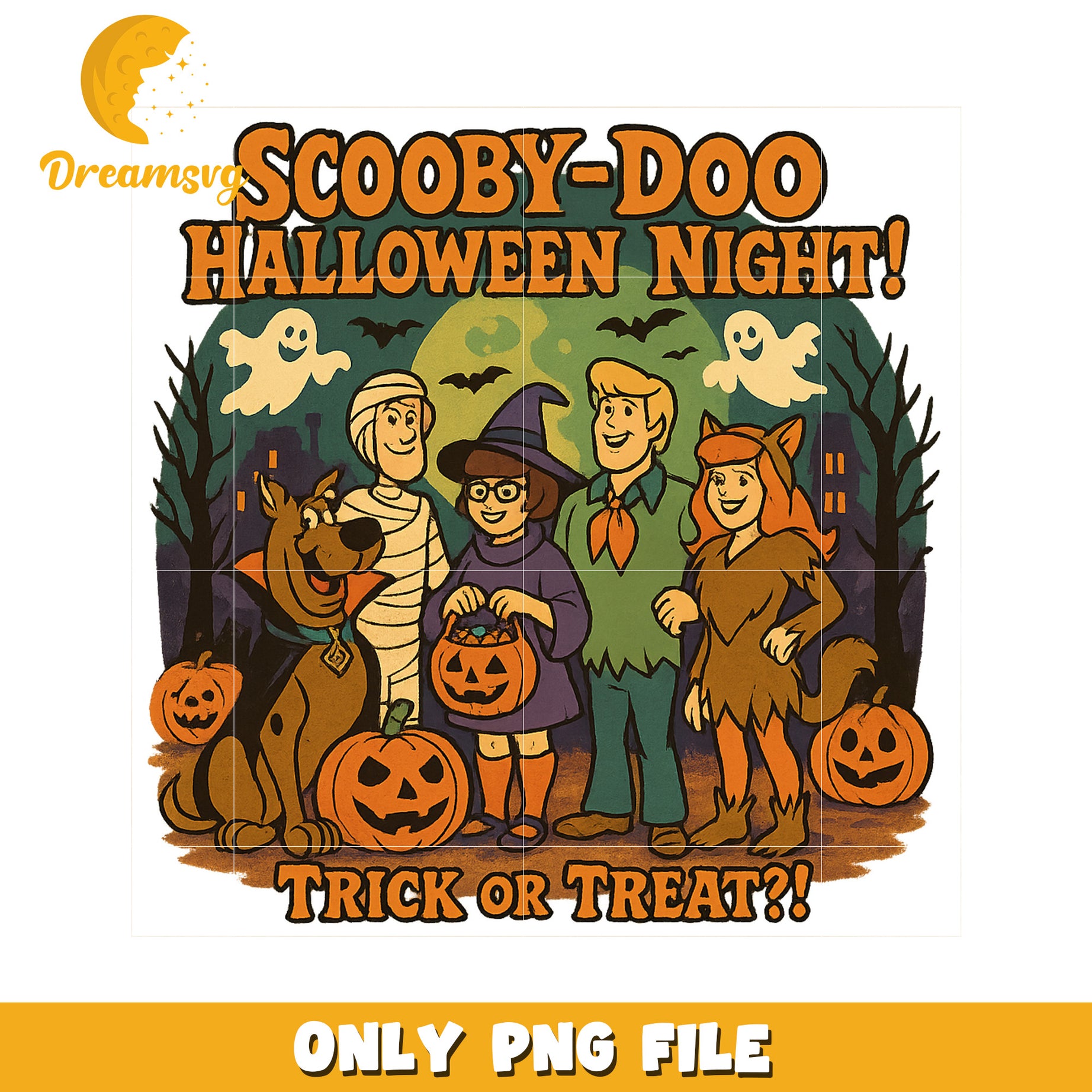 Scooby doo halloween night png, scary scooby doo png, halloween scooby doo png