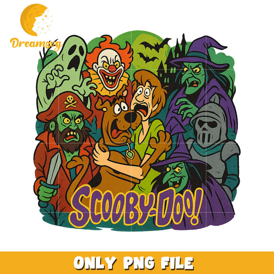 Scooby doo monsters png, scary scooby doo png, halloween scooby doo png