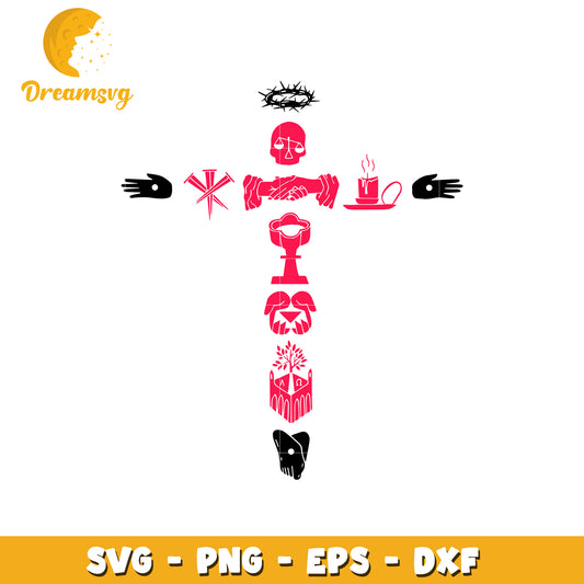 Scott erickson cross symbol svg, jesus svg, symbol design svg