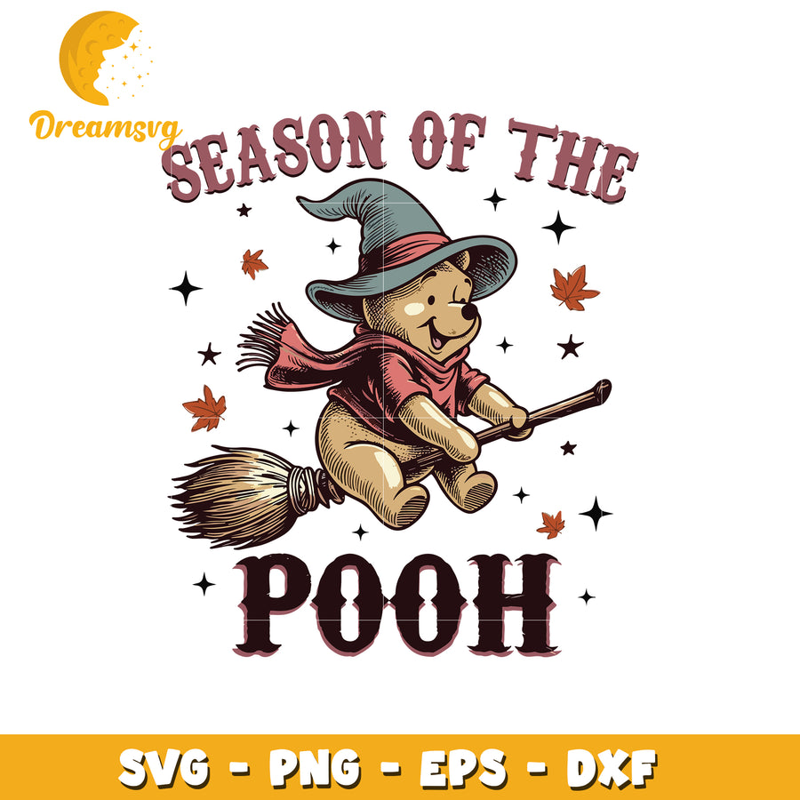 Season of the pooh svg, halloween candy svg, halloween characters svg