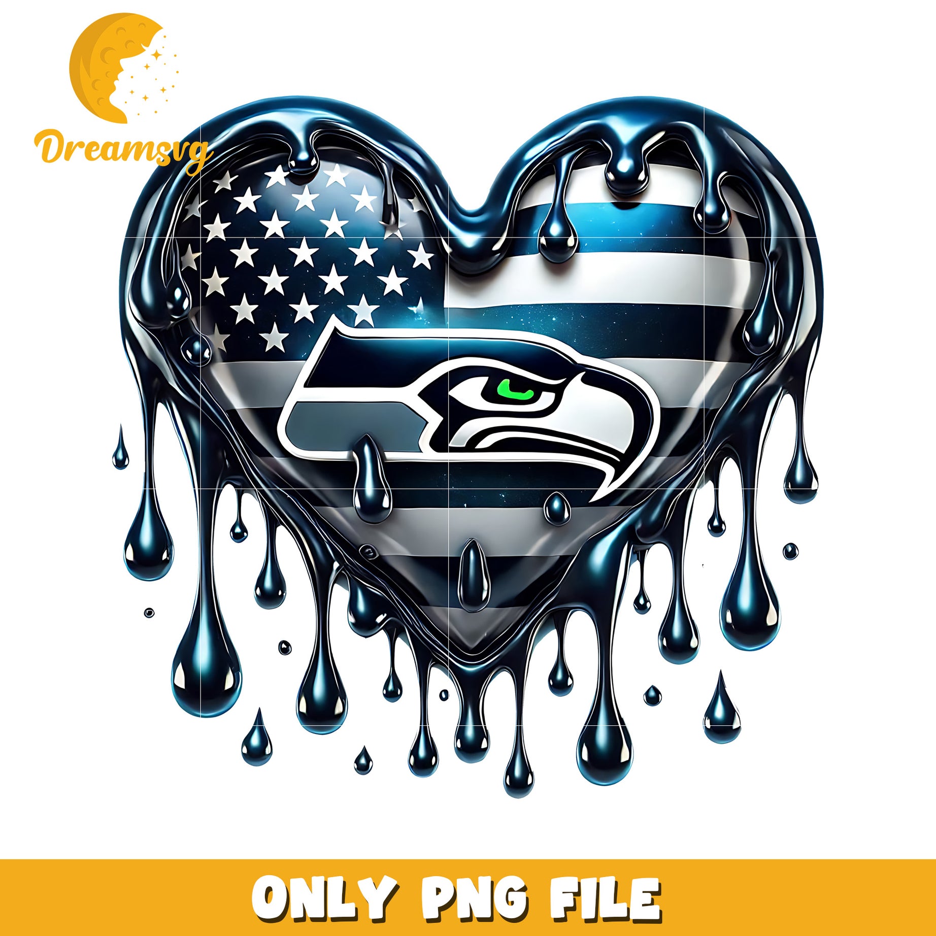 Seattle seahawks ball design png, nfl balll png, nfl teams png