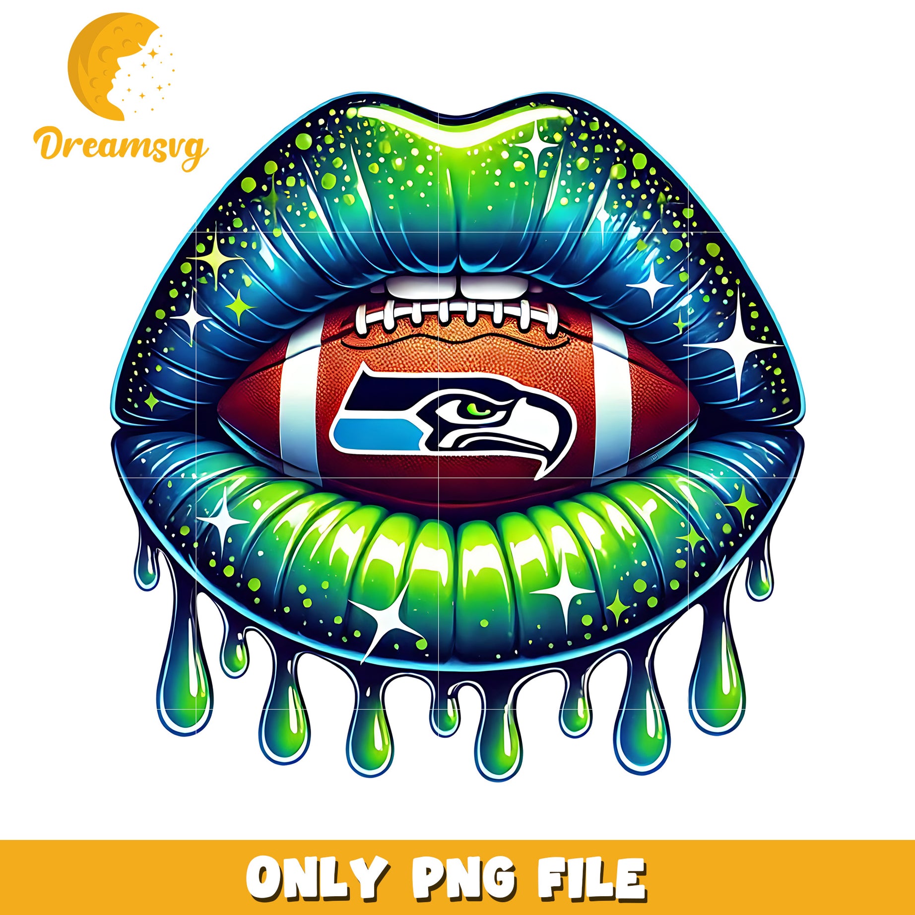 Seattle seahawks lips png, nfl teams png, nfl team logo png