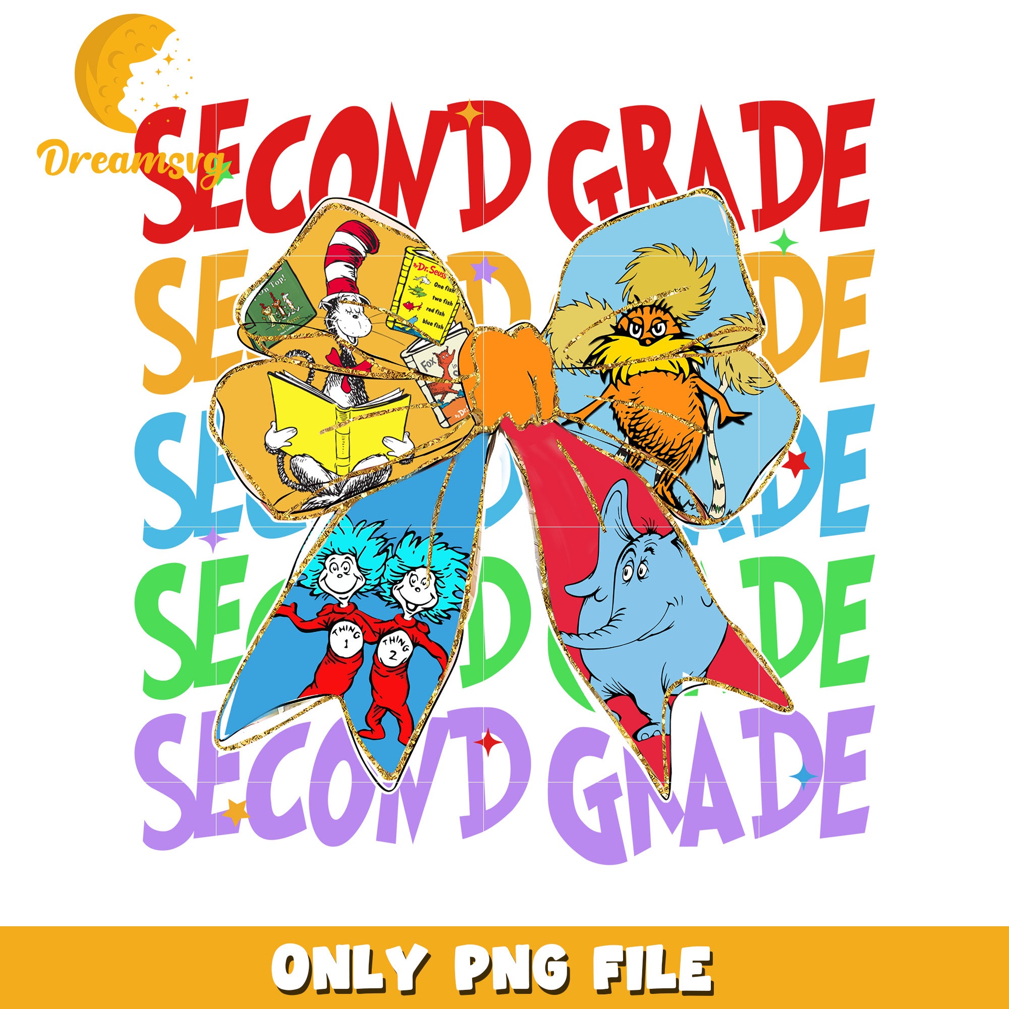 Second Grade PNG Sublimation Design