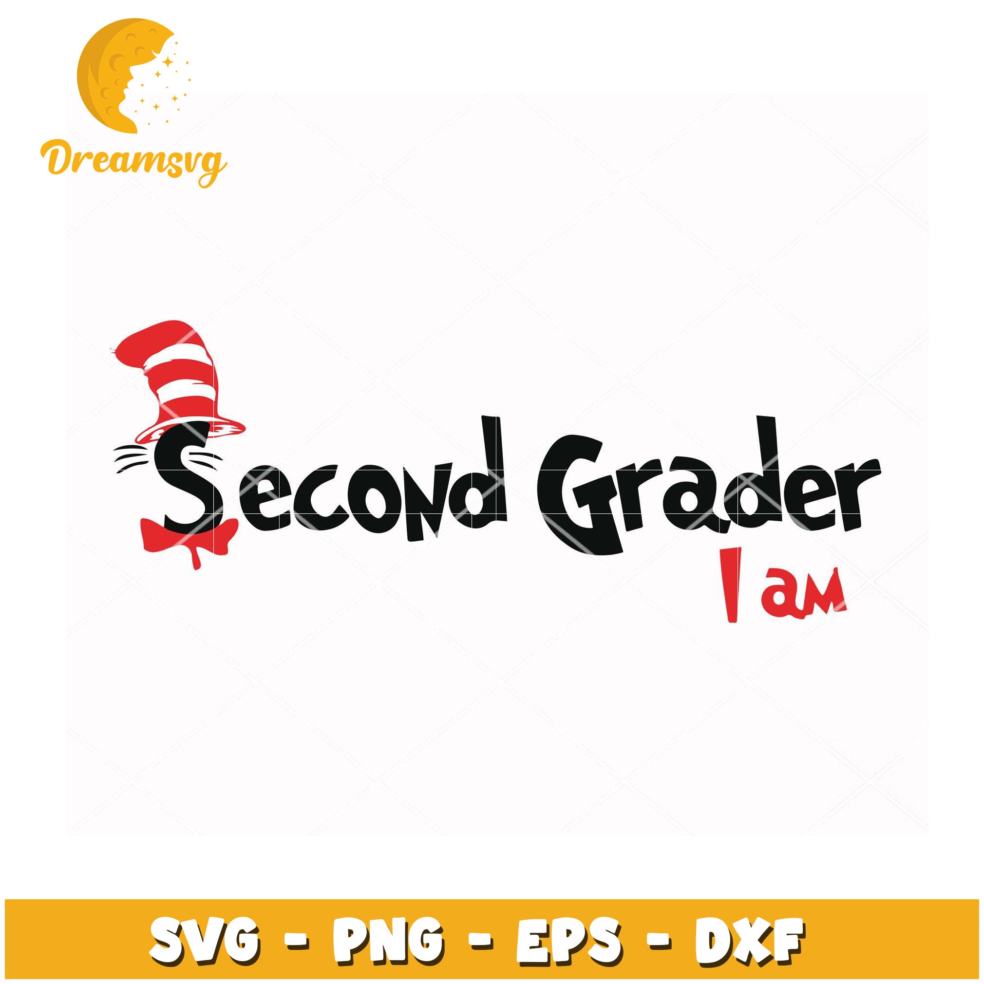 Second Grader SVG Cut File