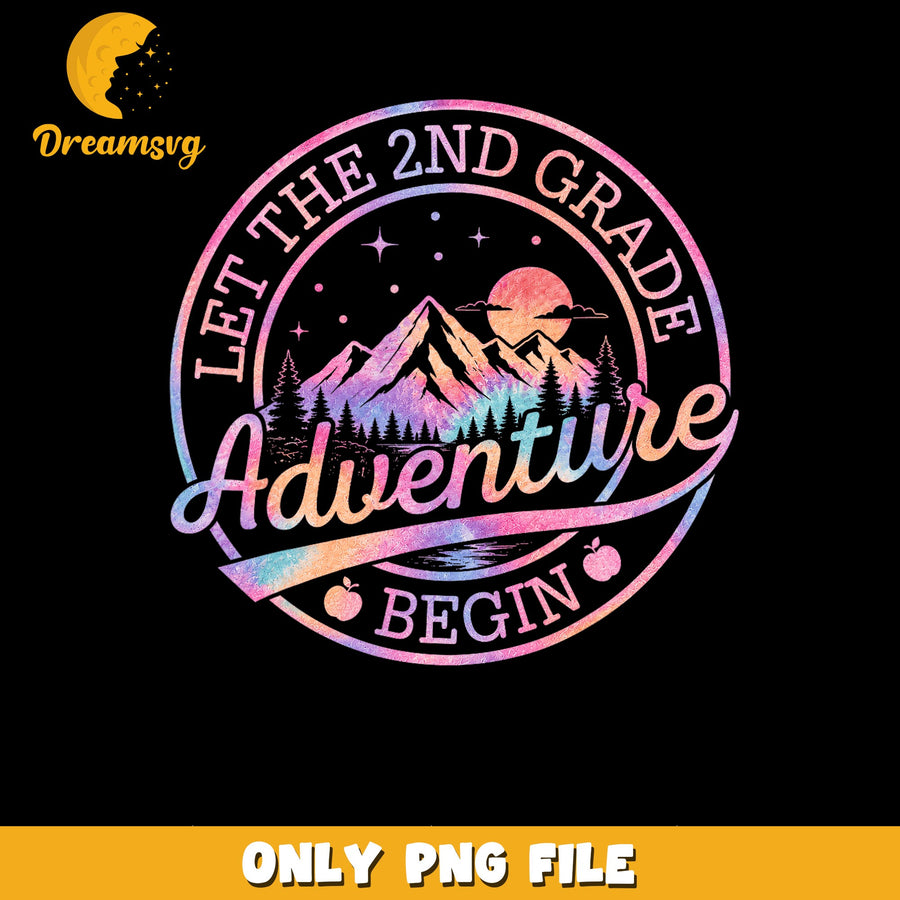 Second Grade Adventure PNG, Let The Fun Begin, School