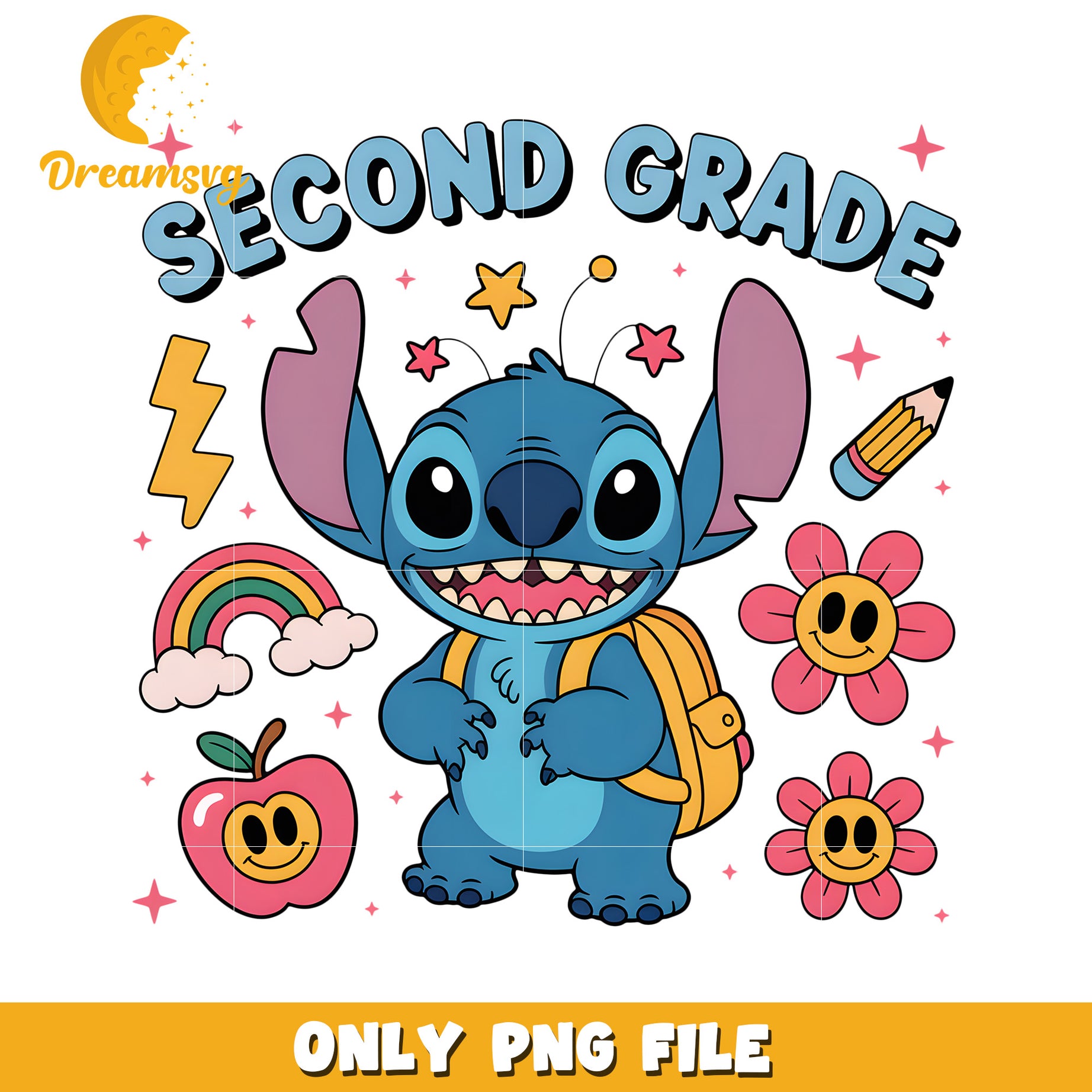 Second grade png, lilo and stitch png, funny stitch  png