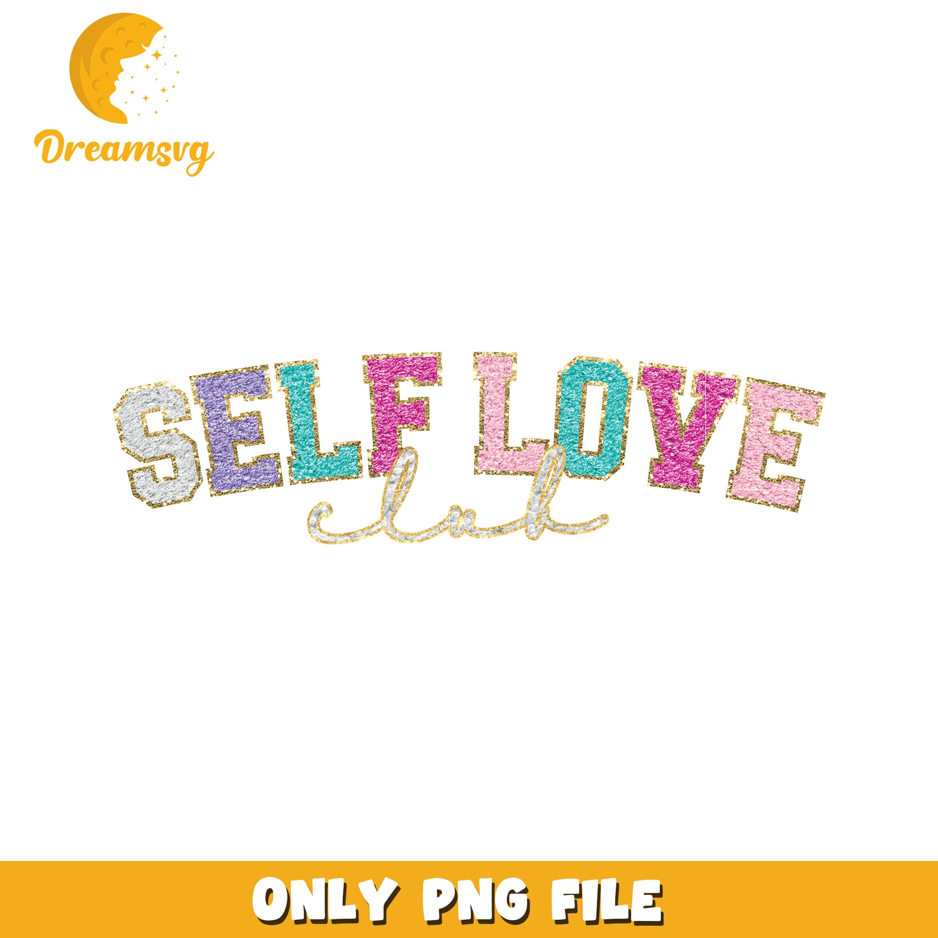 Self Love Club PNG Design