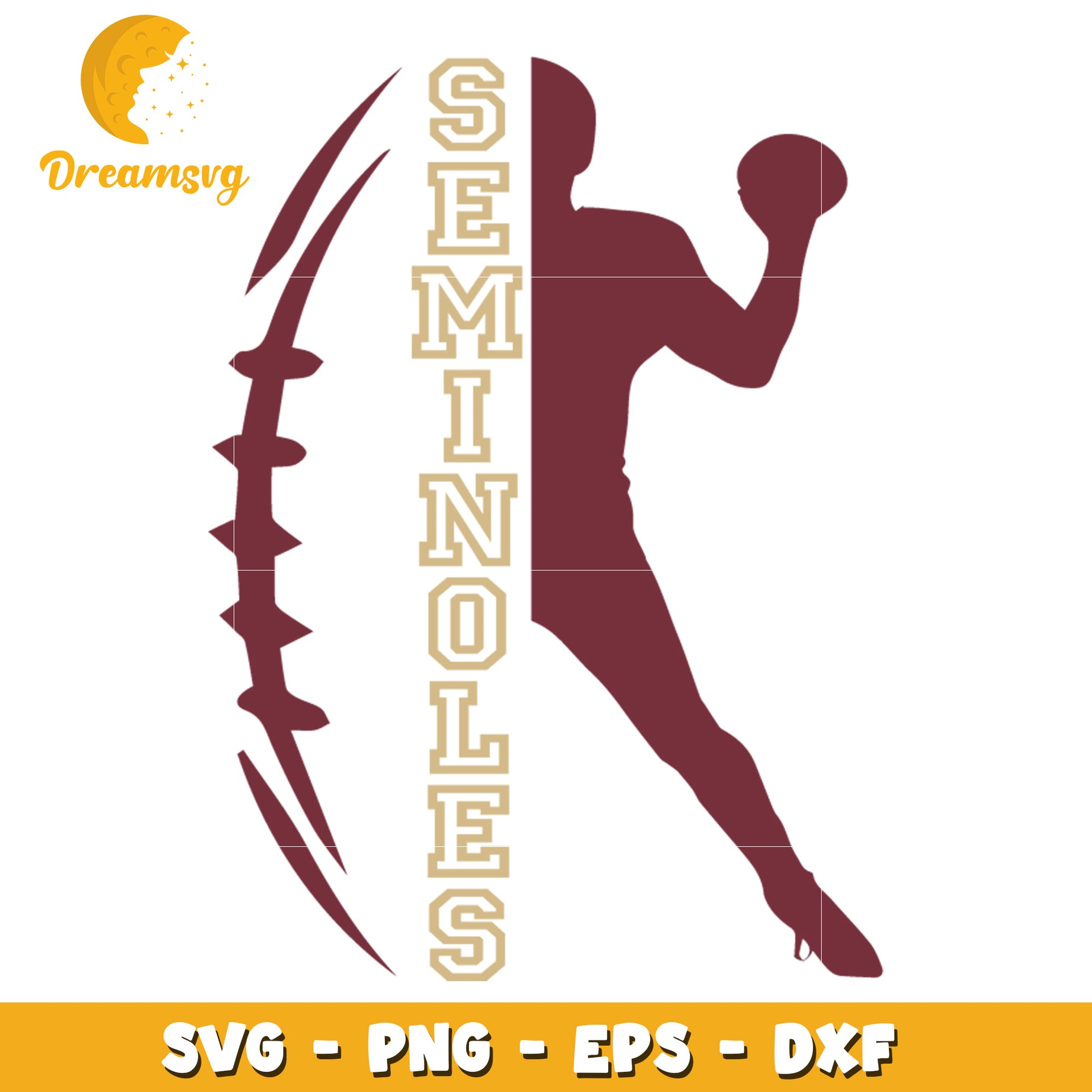 Seminoles Football SVG Cut File